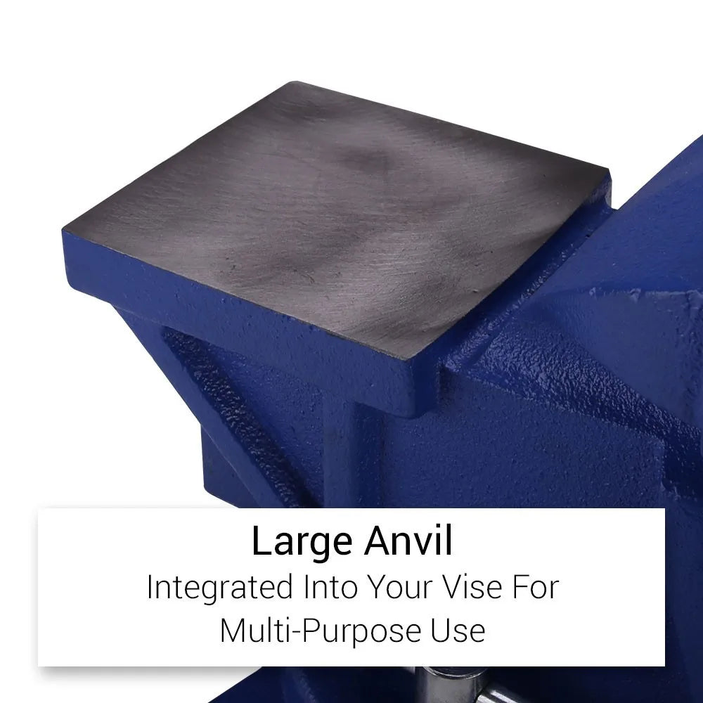 Work Bench,3/4/5/6/8/10 Inch Various Types of Multipurpose Cast Iron Bench Vises With Rotating Base,Small Bench Clamp