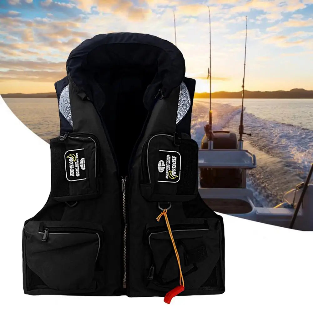 Life Vest Durable Waterproof Swimming Vest Unisex Adults Water Sports Safety Surfing Jacket for Fishing