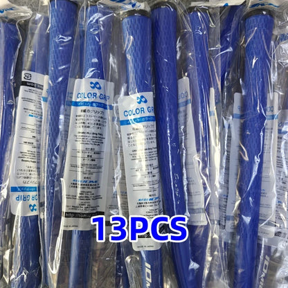 6/13pcs Golf Grips, 5 Vibrant Colors , Soft Touch Anti-Slip Design, Durable for Iron/Wood Clubs