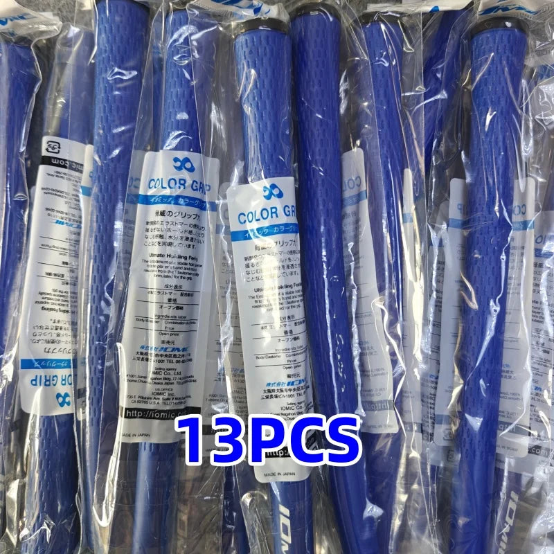 6/13pcs Golf Grips, 5 Vibrant Colors , Soft Touch Anti-Slip Design, Durable for Iron/Wood Clubs