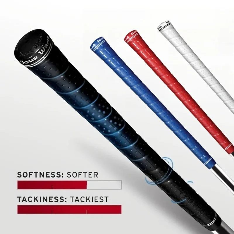 13PCS/Set 2G Golf Grip Standard Yarn Anti-Slip Golf Iron Club Grips, Golf Accessories