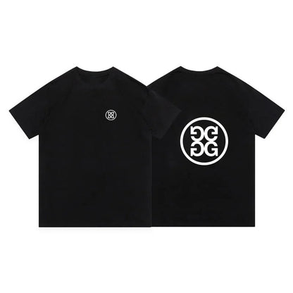 2025 New T-shirt Golf T-shirt Cotton Loose Couple Short-sleeved Korean Summer Short-sleeved Top for Men and Women