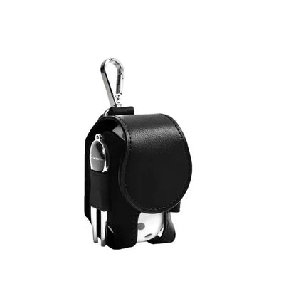 1PC Golf Ball Bags Mini Ball Storage Bags PU Leather Hang On Waist Golf Ball Bag Pouch With Metal Buckle Golf Belt Ball Bags