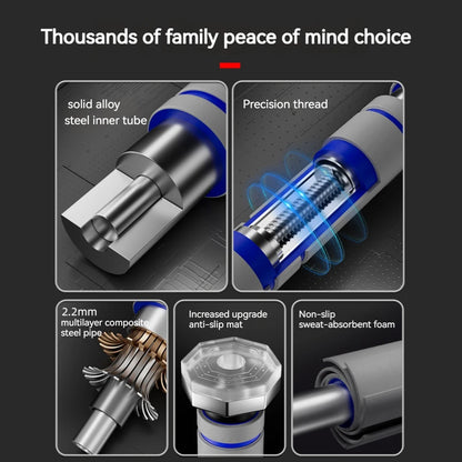 Heavy Duty Telescopic Pull Up Bar Doorway Mounted Adjustable Non-Slip Chin-Up for Home Gym Strength Training Men Women Fitness