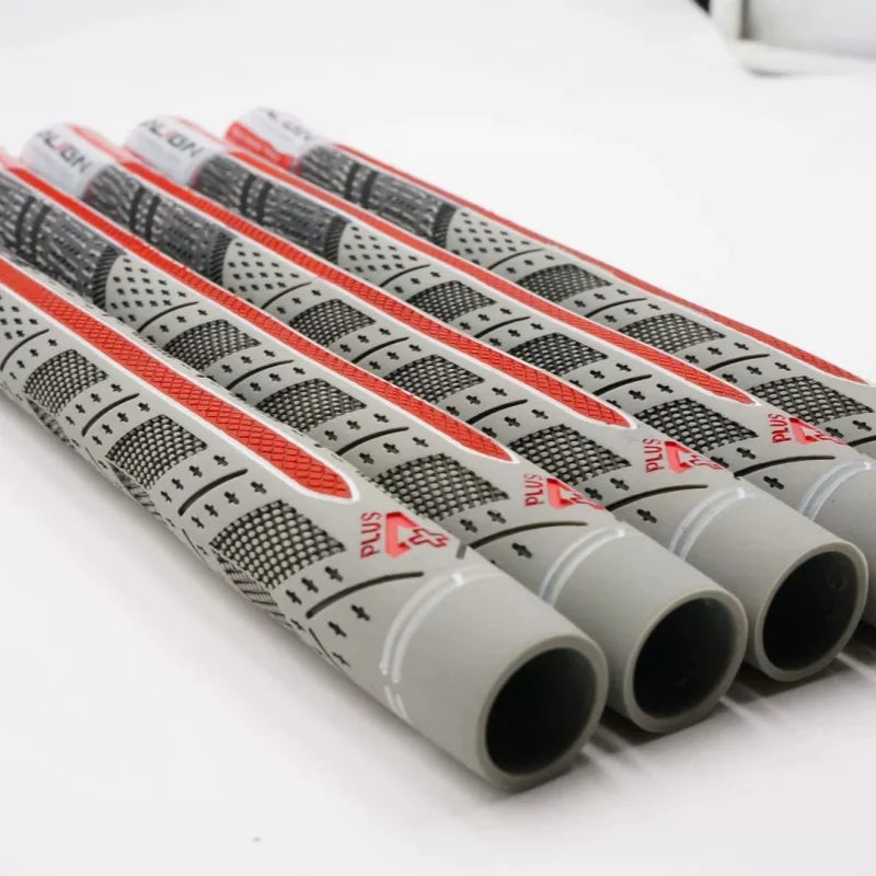 13pcs Golf Club Grips Set - Medium & Standard, Durable Rubber in Black, White, Blue, and Red with Textured Pattern for Enhanced