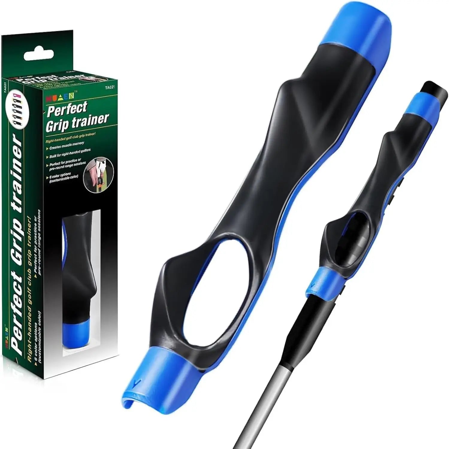 Golf Grip Trainer, Golf Training Aid, Golf Grip Kit Club Grips, Grip Trainer Golf Club to Help Train Correct Hand Position