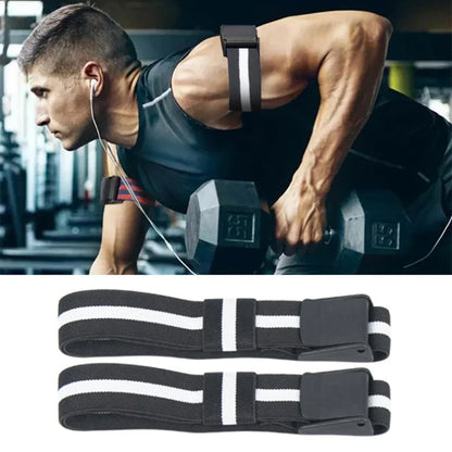 Blood Flow Restriction Band Bodybuilding BFR Training Belts Heavy Weight Lifting Elastic for Men Women Fitness Gym Equipment