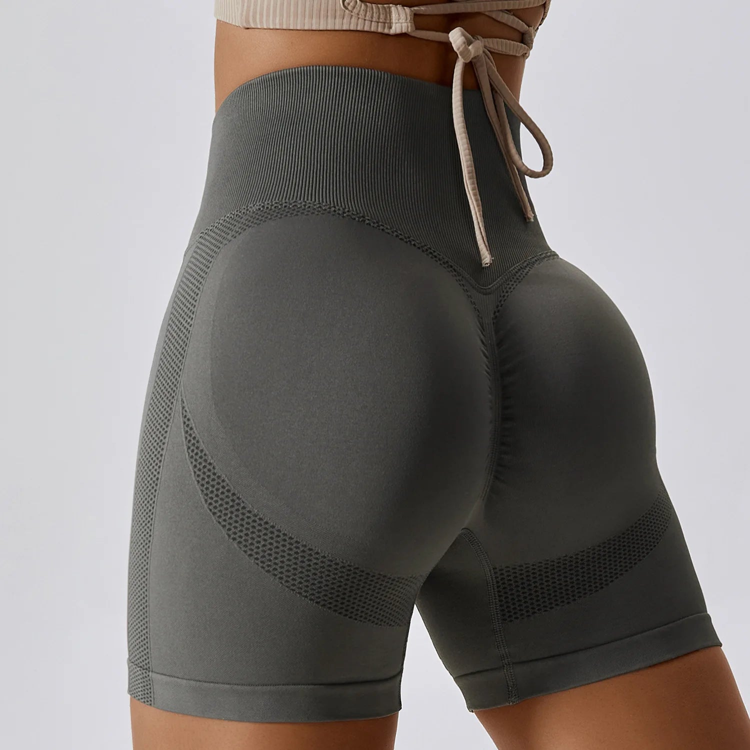 Gym Shorts Women‘s High Elasticity Yoga Clothing Absorbent Short Sets Push Up Pants Running Cycling Shorts Fitness Leggings