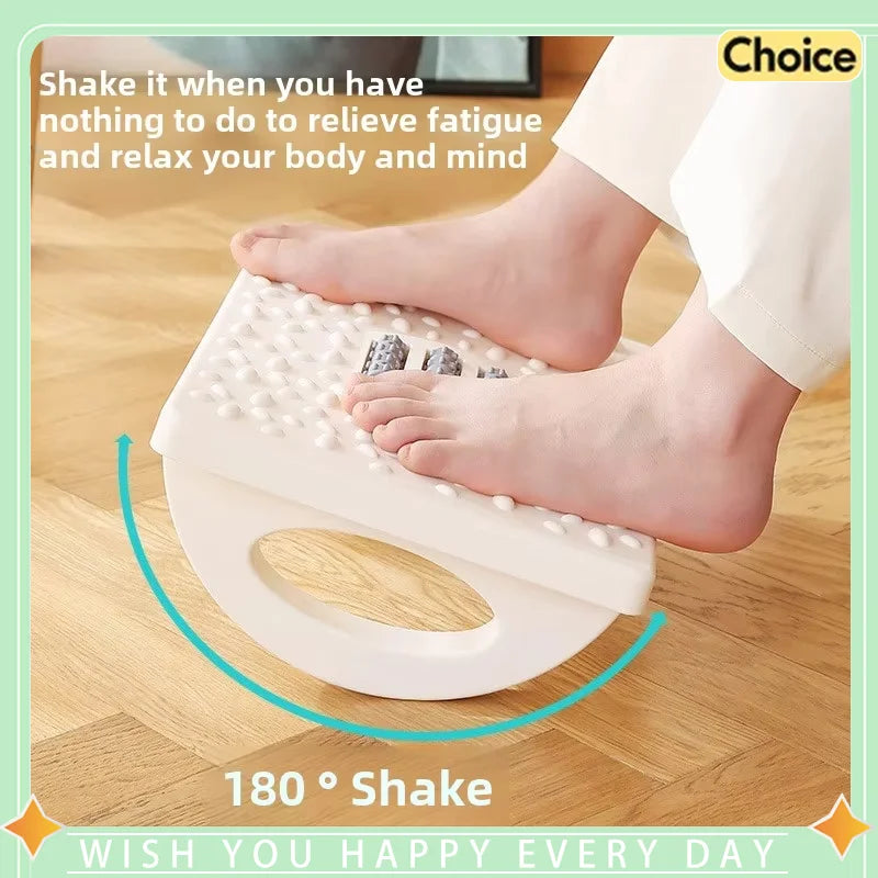 Ergonomic Office Foot Rest Stool Under Desk Adjustable Height Comfortable Footrest for Home Office Workstation Sofa