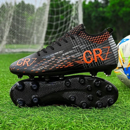 New Men Professional Football Boots Unisex Drop Shipping Breathable Sports Soccer Shoes Cleats Outdoor Ultralight Non-slip Light