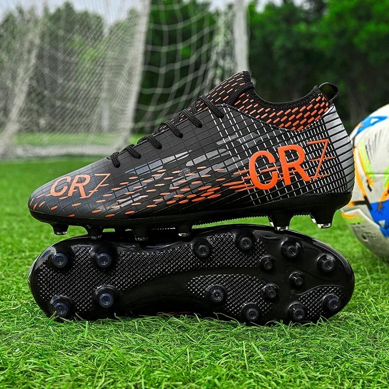 New Men Professional Football Boots Unisex Drop Shipping Breathable Sports Soccer Shoes Cleats Outdoor Ultralight Non-slip Light