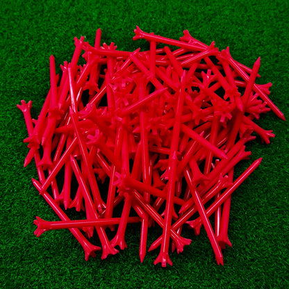 50-Pack Golf Tee Set - Unbreakable Golf Tees with Improved Durability, Reduced Friction, and Increased Drive Distance