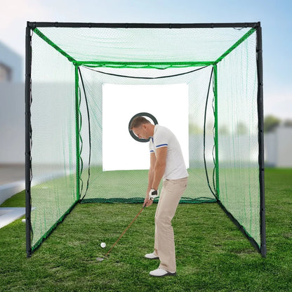 Golf Practice Net – Backyard Swing Trainer (250x250x250cm)