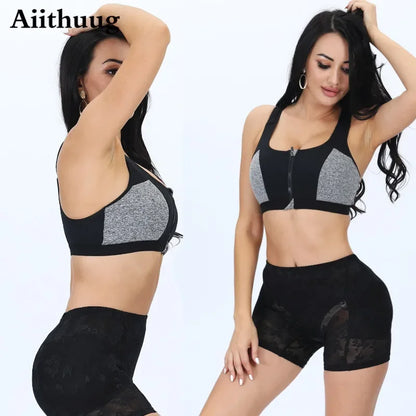 Aiithuug Sports Bras High Impact Sportswear Push Up Bralette Top Fitness Running Yoga Bra Sports Bras for Gym Women Sport Bra