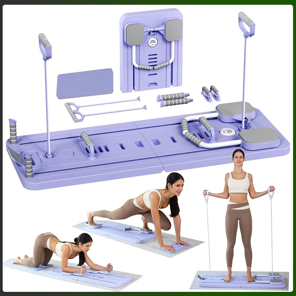 2025 Multifunctional Abdominal Board Resistance Bands Hand Grips Push Ups Stands abdominal Muscle Curling Home Fitness Equipment