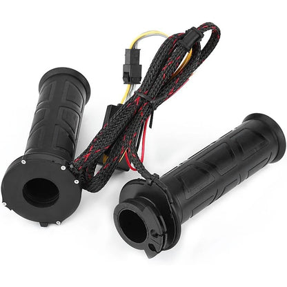 Heated Grips for Motorcycle 1 Pair 12W-24W 12V 22Mm(7/8") Universal Motorcycle Electric Heated Hand Grips Handlebar
