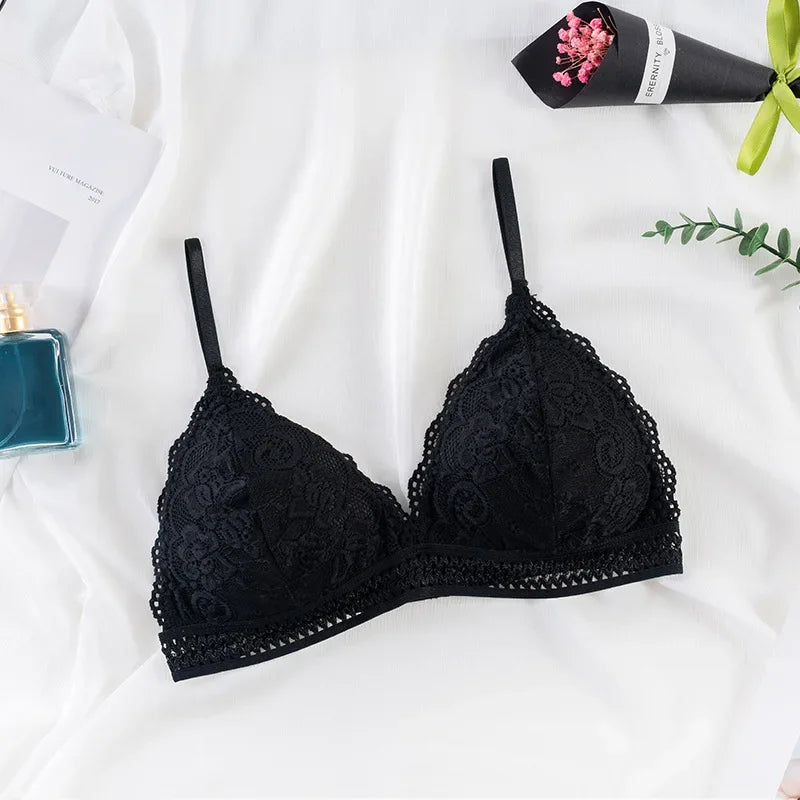 Women Bras Comfort Sport Bralette Underwear Sexy Seamless Lingerie Lace Backless Push Up Bra Corsets Top with Cups Ropa Mujer