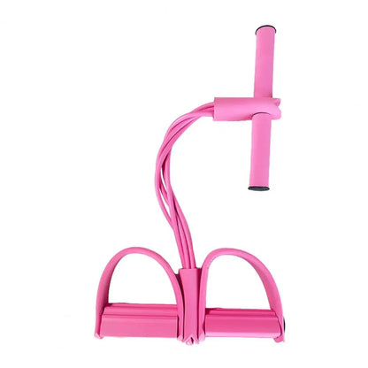 4/6-Tube Pedal Puller Resistance Band Elastic Yoga Sit-up Pull Rope  Pedal Tensioner Exerciser Full Body Workout Fitness Band