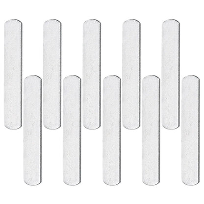 10Pcs Weighted Steel Plate Exercise Steel Plates Weighted Strip Fitness Weight Bearing Equipment Workout Gym Strength Training