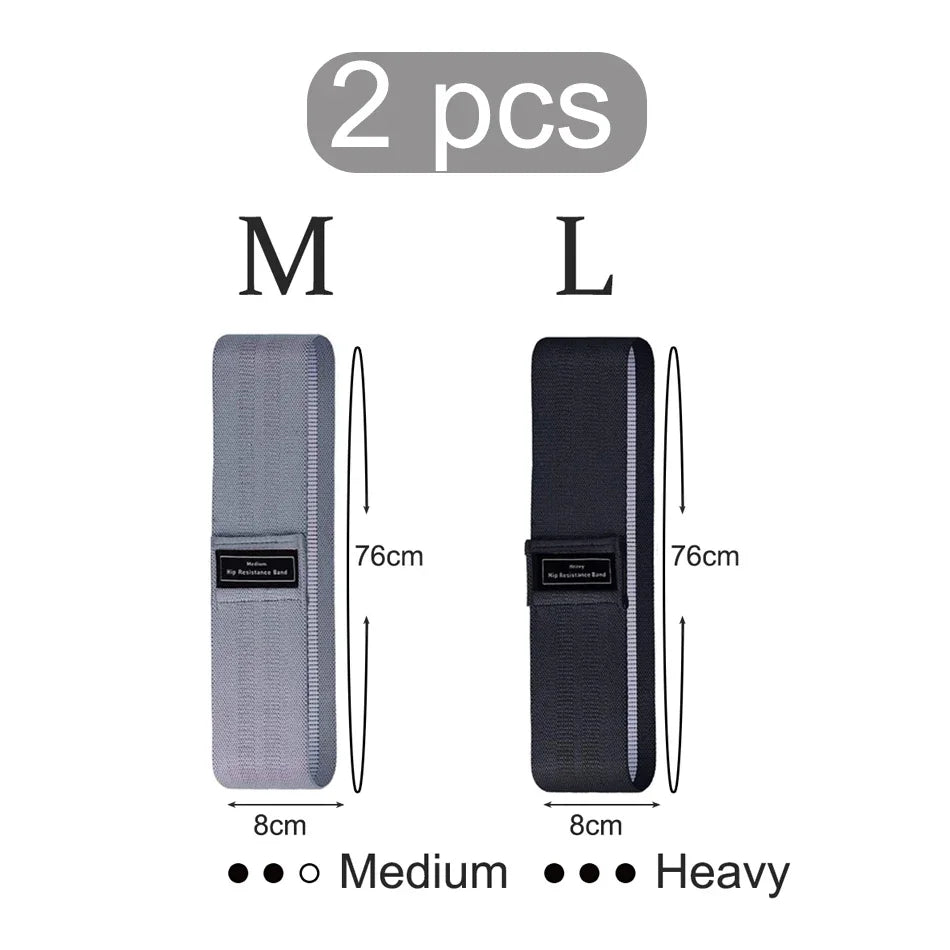 WOSWEIR Elastic Resistance Bands Set for Workout