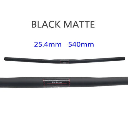 25.4 Full Carbon Handlebar Folding Bike Horizontal Handle Bar 400-700MM One-Shaped Ultralight Bicycle Straight Handlebar