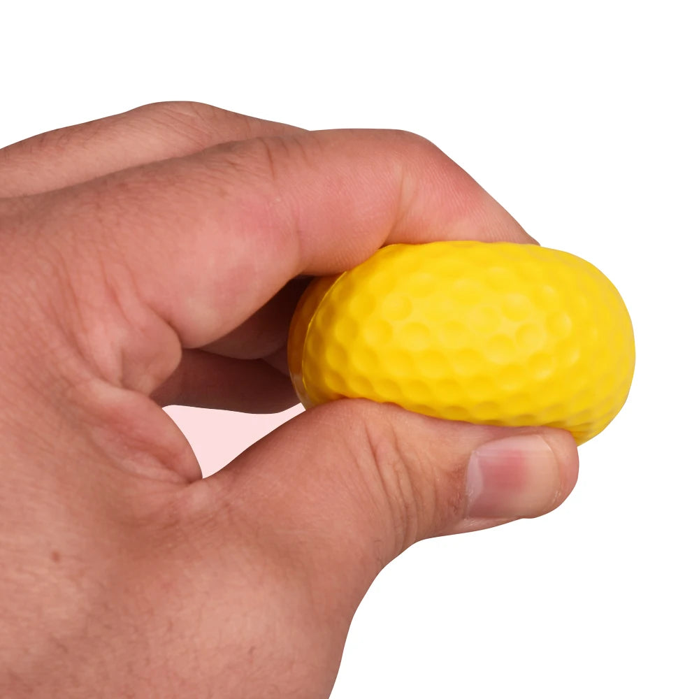 10Pcs PU Foam Golf Balls Sponge Elastic Indoor Practice Training Soft Golf Ball