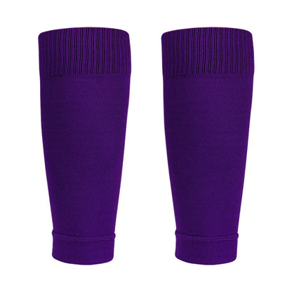 1 Pair Sports Safety Shin Pads Sleeves Football Shin Holder Instep Socks Nylon Fitness Leg Guard Sleeves for Kids Boys Men