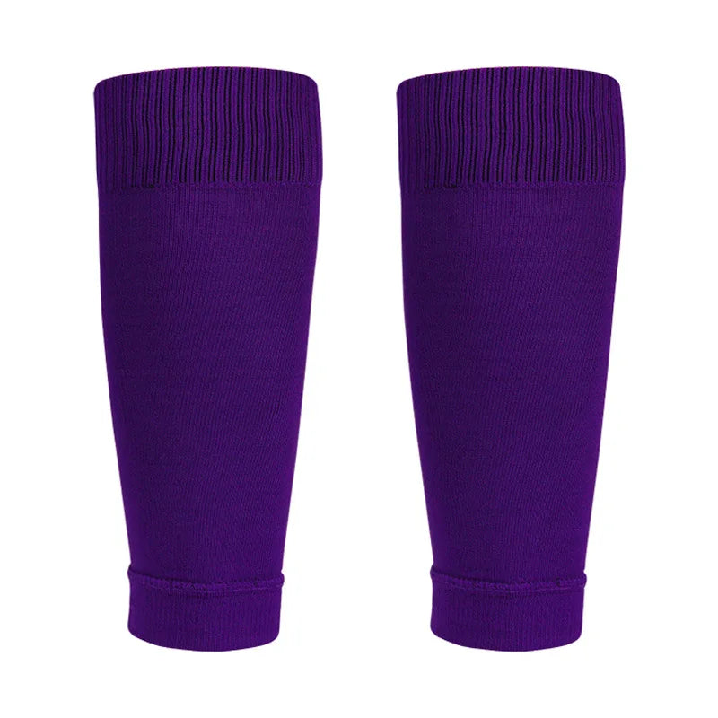 1 Pair Sports Safety Shin Pads Sleeves Football Shin Holder Instep Socks Nylon Fitness Leg Guard Sleeves for Kids Boys Men
