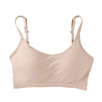 Kids Bras Young Girls Underwear Teenage Training Bras Cotton Kids Brassiere Tube Tops Girl's Sport Bras 10-18 Years