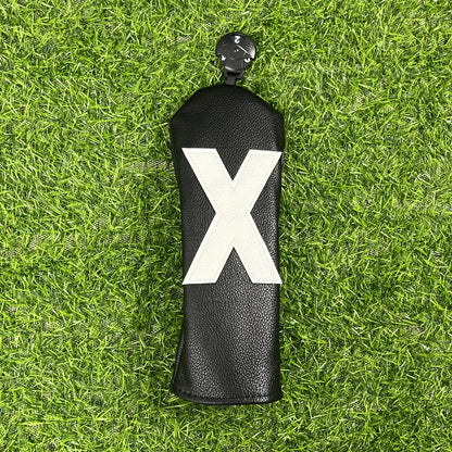 Golf Club Headcover Set - White&Pink Large Number Design for All Clubs