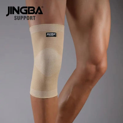 Sports Safety Nylon Compression Knee Pads Nude Elastic Knee Patella Protector Knee Sleeve Support Unisex