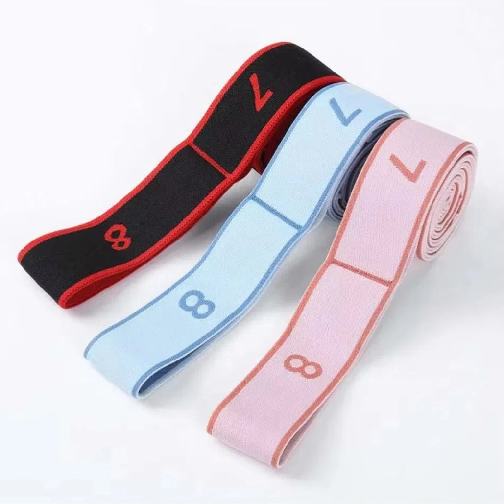8/10/12 Grid Yoga Resistance Band Elastic Crossfit Exercise Fitness Resistance Bands Textile Cotton Yoga Training