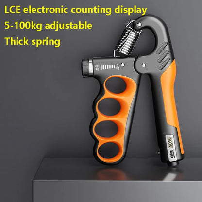 Grip dynamometer male arm strength training electronic counting five-finger exerciser 100kg fitness mechanical record
