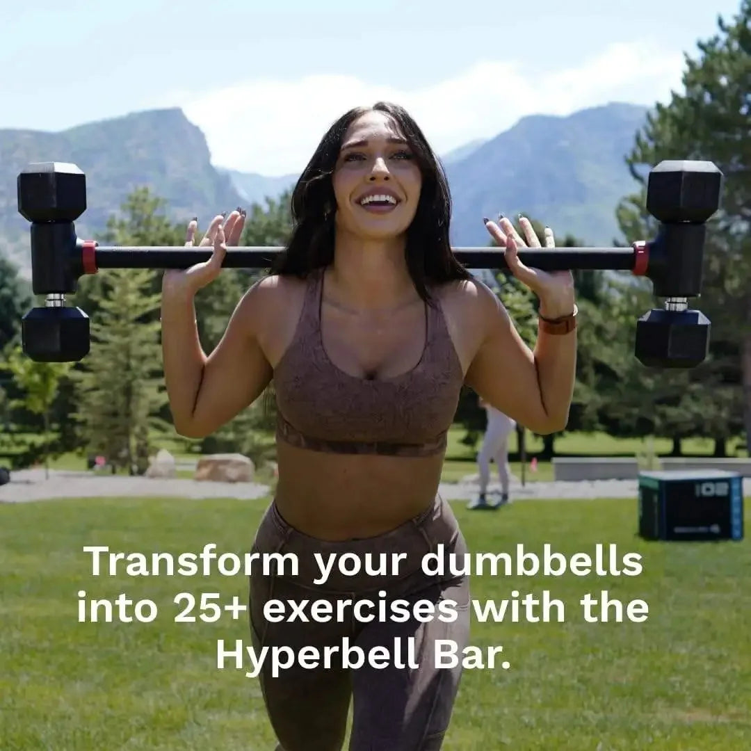 Dumbbell Converter to Barbell Set - Adjustable weights & Up to 200 lb Capacity Weight Barbell - Steel Clamp - Barbell Dumbbells