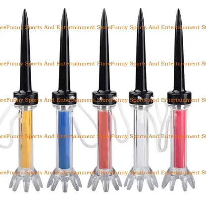 C4DE Golfs Tees Low Resistance More Distance Consistent Height Golfs Support Tees Set