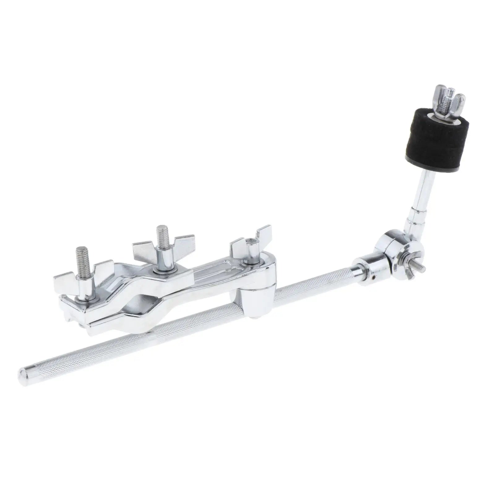 Portable Drum Cymbal Arm Adjustable Practice Tool Handbell Cowbell Clamp Holder Percussion Instrument Pad Drum Damper Mute Muffl