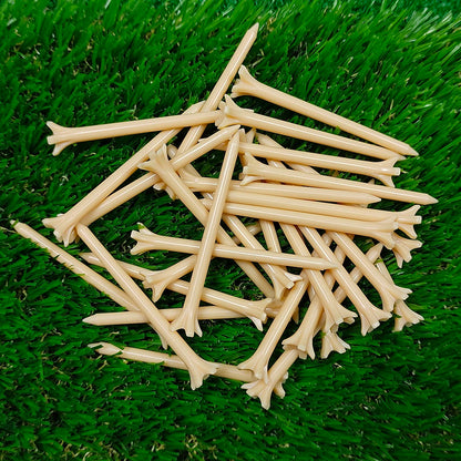 40 Pack Plastic Golf Tee Set 2-3/4'' Unbreakable Golf Tees Improved Durability Reduced Friction and Increased Drive Distance