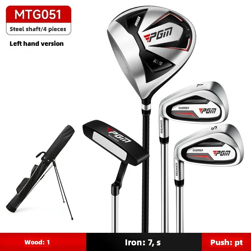 PGM Men's Golf Clubs Sets Right Left  Handded Complete Beginner's Full Golf Set 9/12 Branch High Fault Tolerance Golf Supplies