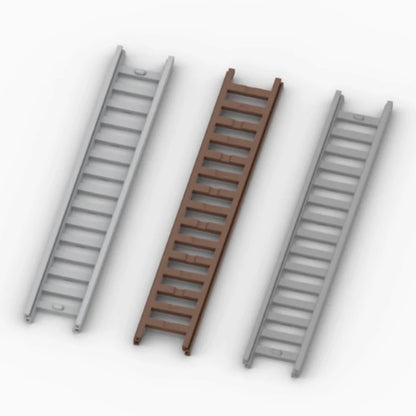 5PCSMOC compatible with 15118 ladder, 16x2 building blocks with 15 horizontal bars, particle puzzle children's toys