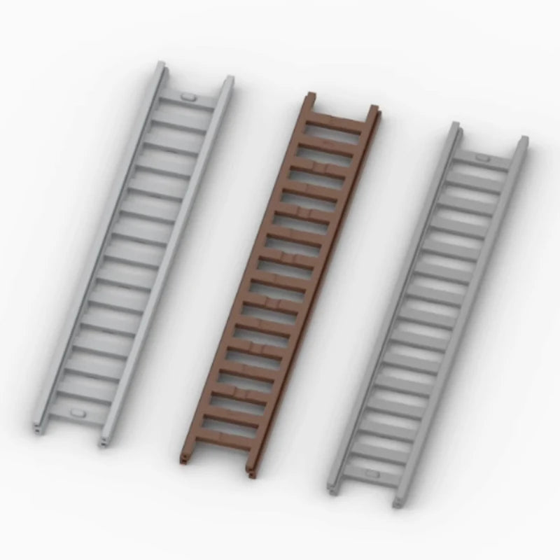 5PCSMOC compatible with 15118 ladder, 16x2 building blocks with 15 horizontal bars, particle puzzle children's toys