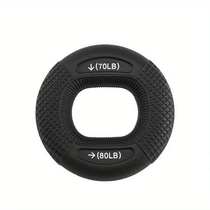 Build Muscle Strength in Your Hands with this 20-80LB Hand Muscle Training Silicone Ring - Perfect for Home Gyms!