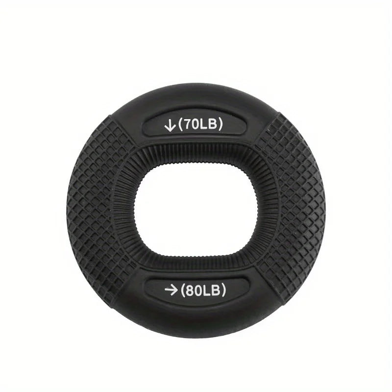 Build Muscle Strength in Your Hands with this 20-80LB Hand Muscle Training Silicone Ring - Perfect for Home Gyms!