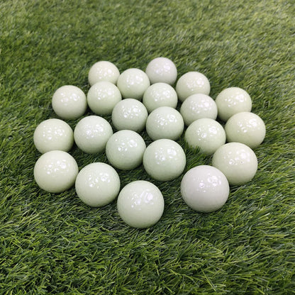 6PCS Glow-in-Dark Golf Balls Synthetic Rubber Night Practice Training Balls for Evening Course with High Visibility Fluorescent