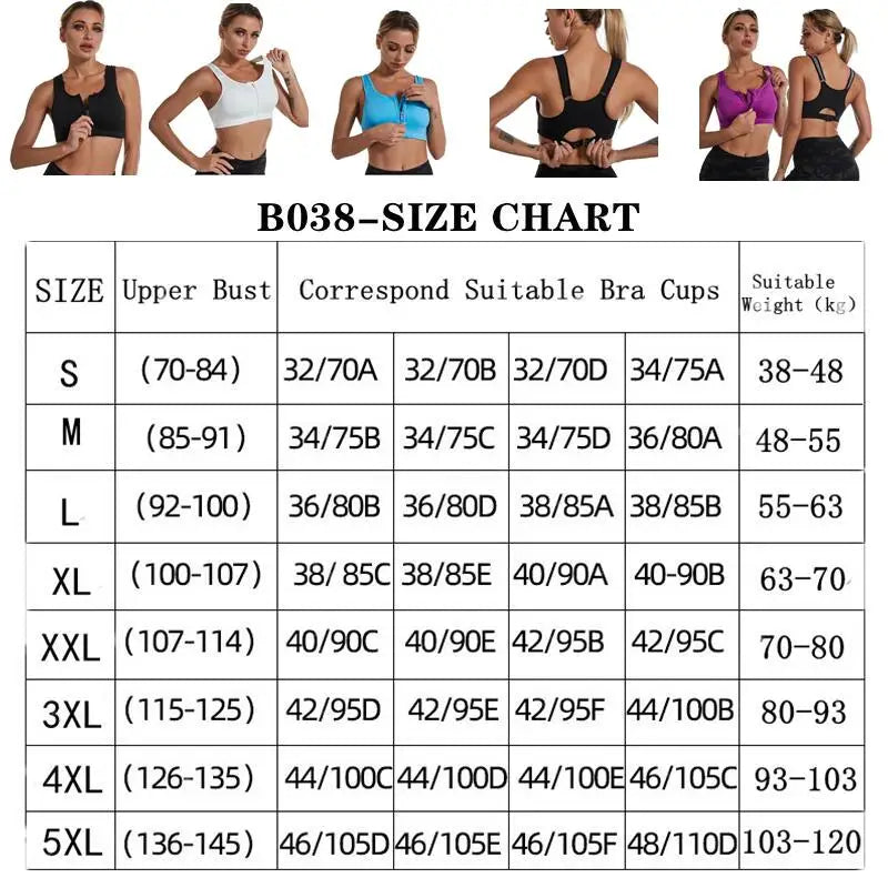 Sports Bra Crop Top Fitness Women Sportswear Feminine Sport Top Bras For Fitness Gym Female Underwear Running Push Up Lingerie