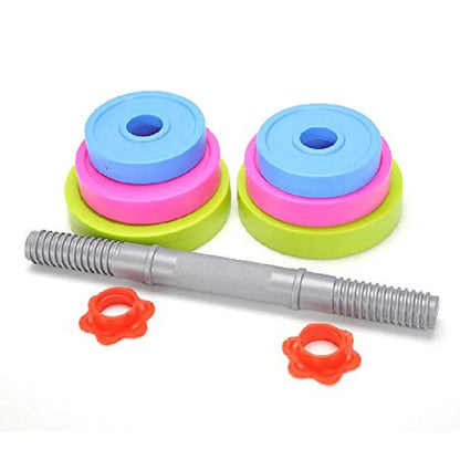 Children's Dumbbell Toy Sensory Training Equipment Children's Weightlifter Barbell Toy Set Dumbbell Toy Set