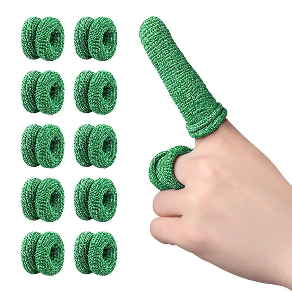 10PCS Disposable Cotton Finger Cots New Protectors Multicolor Finger Covers Breathable Non-slip Sports Safety Work