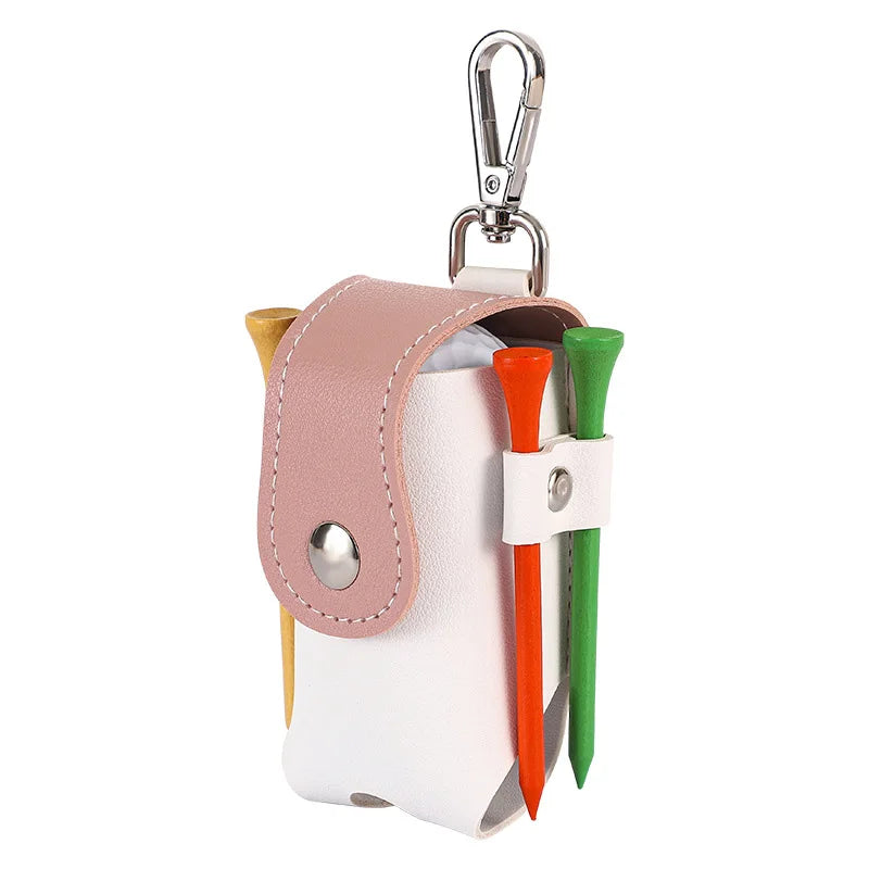 Golf Mini Bag 1pc Golf Ball Small Waist Bag Golf Ball Carrying Bags Holder Professional Storage Clip Hook Waistband Pouch Pack