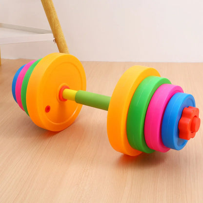 Children Dumbbell Toy Plastic Dumbbell Kids Kindergarten Arm Training Dumbbel Equipment Exercise Dumbbell Hand Weight for Kids