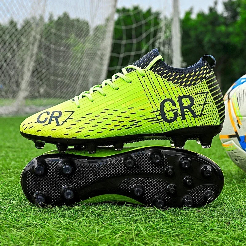 New Men Professional Football Boots Unisex Drop Shipping Breathable Sports Soccer Shoes Cleats Outdoor Ultralight Non-slip Light