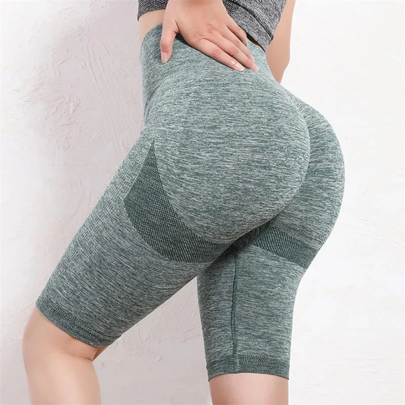 Women's Mid-Length High Stretch Yoga Pants